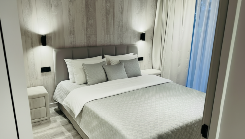 remove_the_bedspread_from_the_top_part_of_the_bed_in__subject_1___leaving_only_the_white_duvet_visib